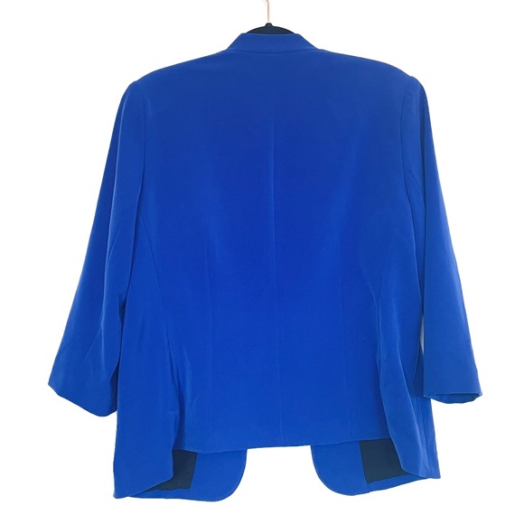 Electric Blue Lined Blazer Perfect For Brightening Up for Summer! - Picture 3 of 10
